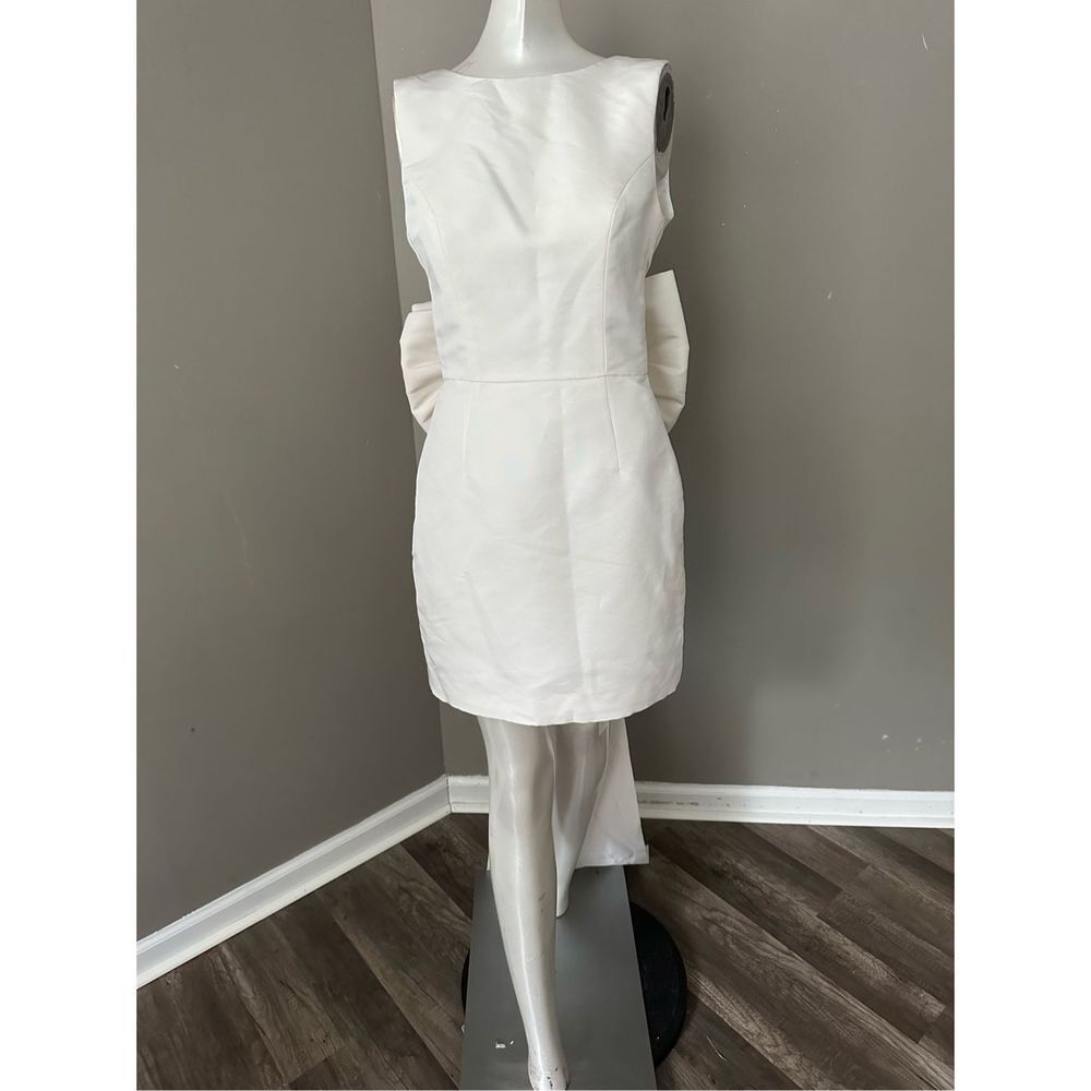 Alexia Maria Ella Silk Faille Mini Dress US 2 $1225 - Picture 5 of 11